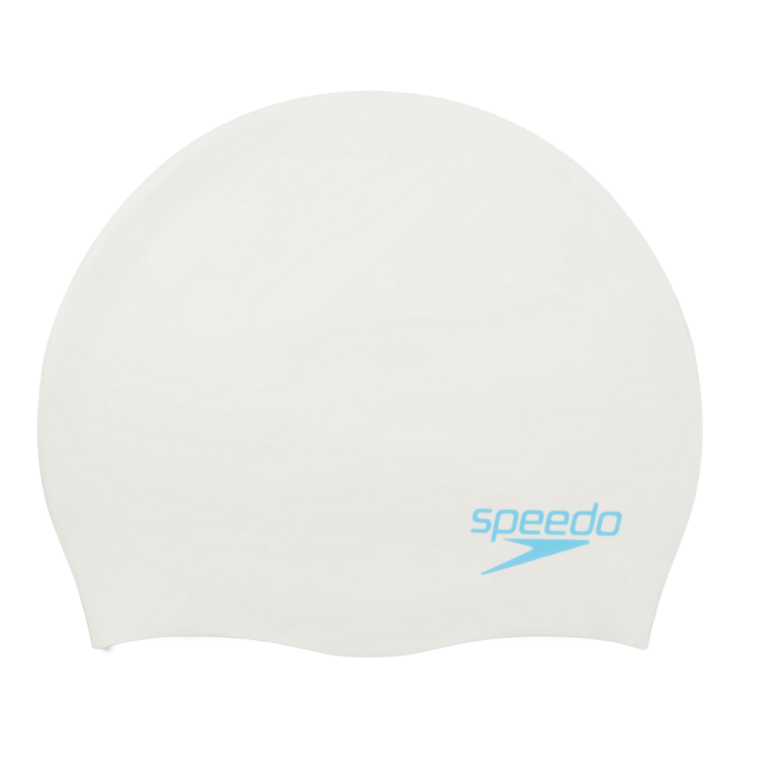 Speedo Badekappe Junior white/aqua splash