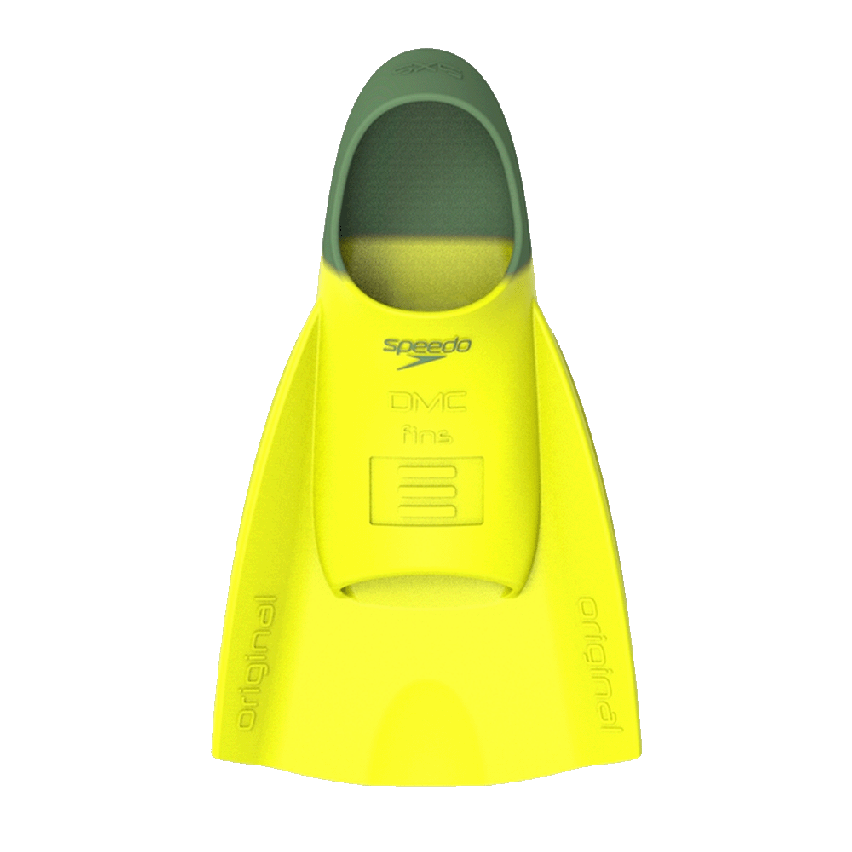 Speedo Schwimmflosse DMC Original hyper yellow/olive