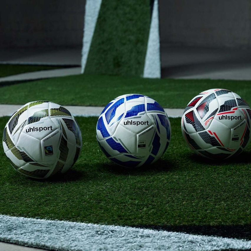 Uhlsport Attack Addglue Fairtrade weiss/marine/fluo gelb