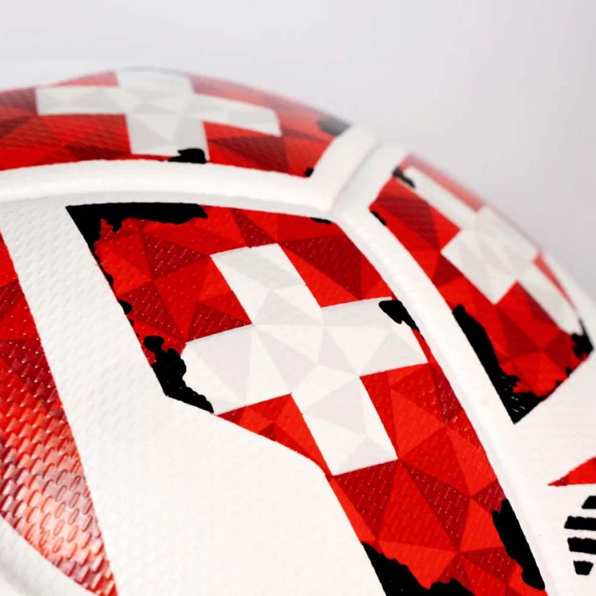 Uhlsport offizieller Fussball Schweiz white/red/black