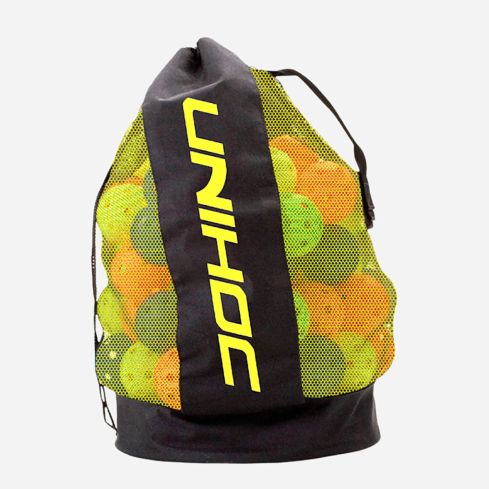 unihoc Balltasche schwarz/neongelb