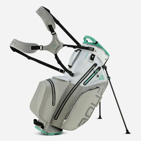 Big Max Aqua Hybrid 4 Golfbag white/grey/mint