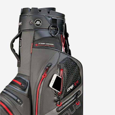 Big Max Aqua Silencio 4 Cartbag charocal/black/red