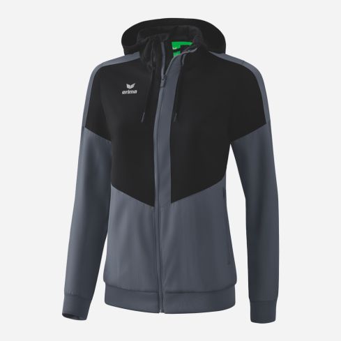 Erima Rep-Jacke SQUAD Women schwarz/grau