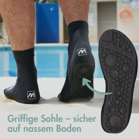 momevo Badeschuhe Splashies schwarz