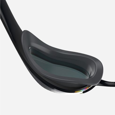 Speedo Schwimmbrille Fastskin Pure Focus black/cool grey gespiegelt