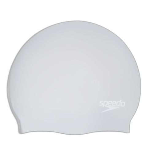 Speedo Long Hair Cap Badekappe silver