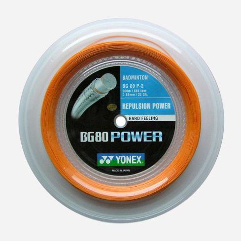 Yonex Badmintonsaite BG80 Power orange (200m)