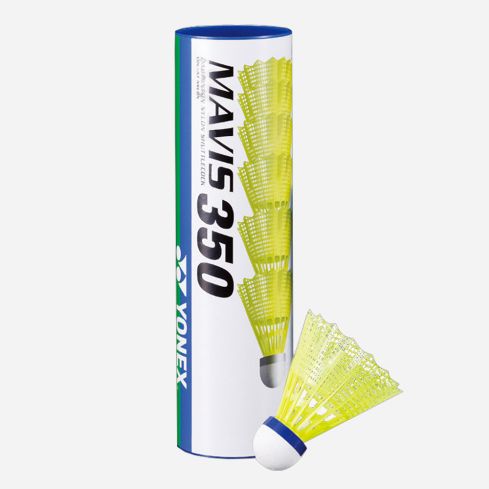 Yonex MAVIS-350 Nylon Shuttle gelb (6 Shuttles)