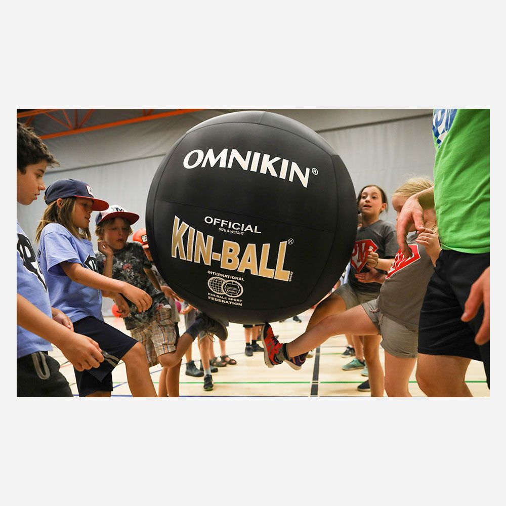 Kin Ball Cartoon Omnikin KIN-BALL Sport grau (Durchmesser 122cm) | SPORTSHOP.CH